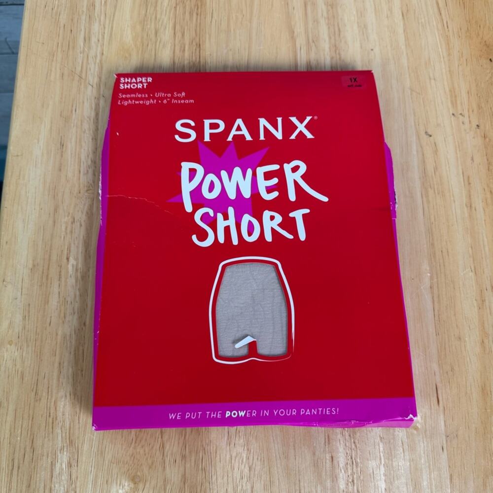 Spanx Shaper Short Soft Nude Size 1X